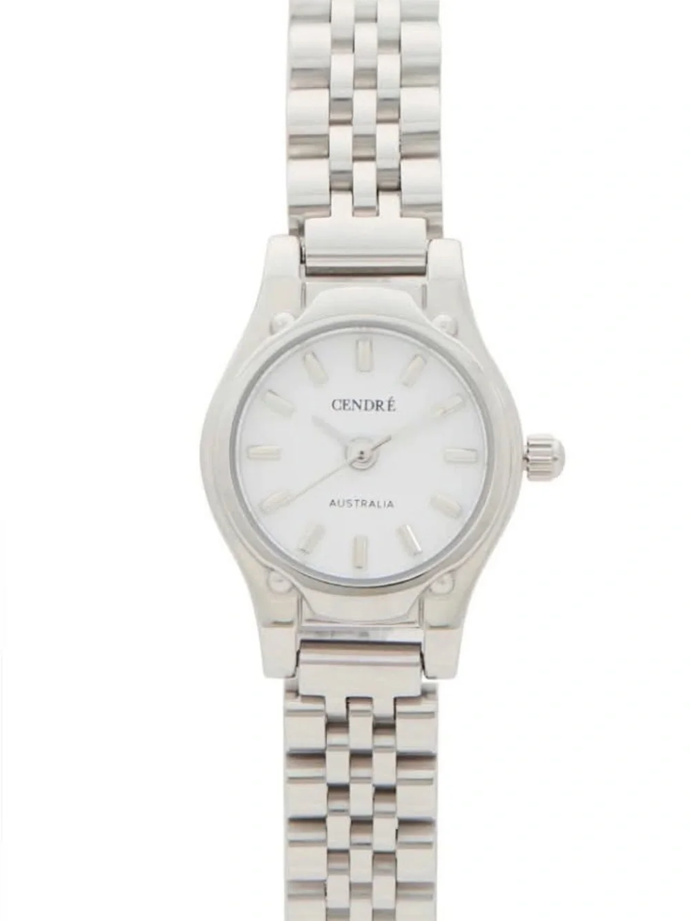 NWOB Cendre Australia Women's Silver Bracelet Watch - White Dial